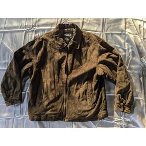 Cherokee, sueade Leather jacket, brown, Large